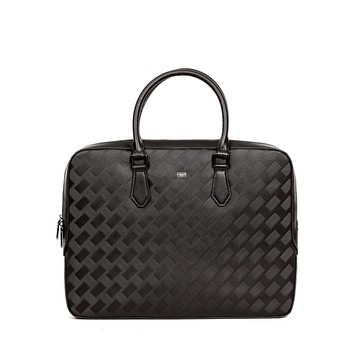 【FREED】編織壓花斜方格公事包