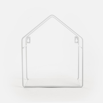 Home Zone 北歐風烤漆裝飾小屋置物架 24x12x29cm