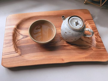 義大利Zen Forest橄欖木實木茶盤/實木托盤
