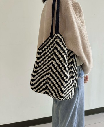 波浪氣球包/編織/手作