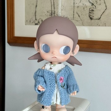 臺灣出貨✨  新款嘎子姐Zsiga娃衣 Molly1/8衣服秋藍色針織小清新套裝(7日內發)