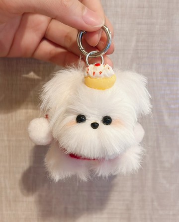 扭扭棒手做娃娃-甜點系列馬爾濟斯寶寶