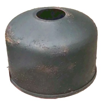 CAMP GEEKS 復古軍風瓦斯罐保護罩 - 鐵製 適用於230g/250g高山瓦斯罐  橄欖綠 黑色  1個