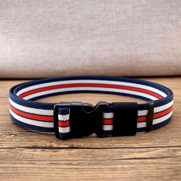 女士款松緊懶人腰帶收縮塑料插扣皮帶彈力褲帶休閑神器男帆布隱形