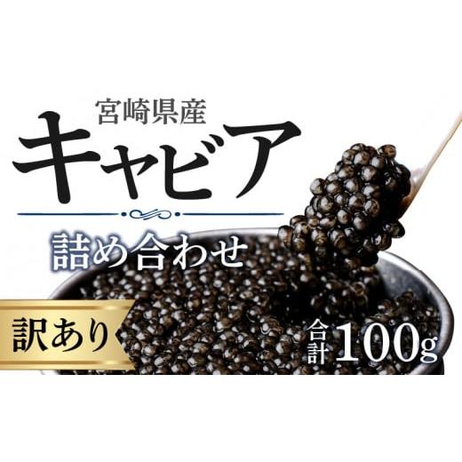 ふるさと納税 宮崎県 宮崎市 宮崎県産キャビア 詰め合わせ 合計100g_M017-049