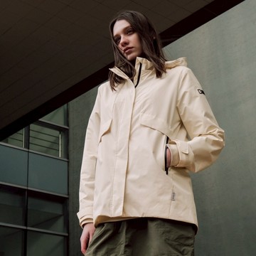 女裝 ATLAS WINDSTOPPER BY GORE-TEX LABS 2L 雙層連帽外套 - 白色