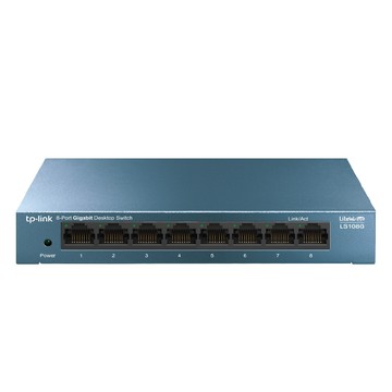 TP-Link LS108G 8埠 10/100/1000Mbps 桌上型交換器