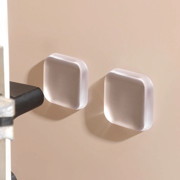 黏貼式無痕防水透明防撞貼-18入 方形