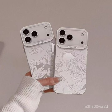 卡通日落金山 防摔 適用蘋果iPhoneXR X 87P 蘋果17 16 15 14 13 12 11Promax手機殼