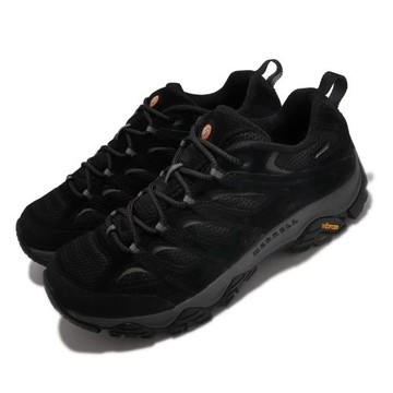 Merrell 戶外鞋 Moab 3 GTX 防水 真皮 運動 男鞋 登山 越野 避震 支撐 耐磨 黃金大底 黑 ML036253 [ACS 跨運動]