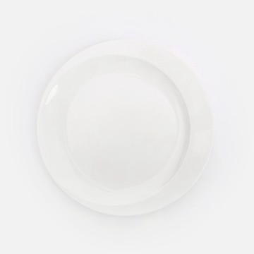 克萊歐強化瓷平盤22.2cm 弦月白