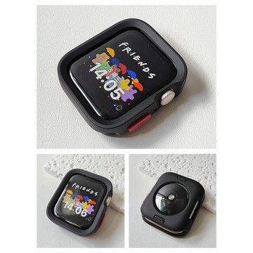 《台灣出貨》超质感 適用 APPLE WATCH 立體邊錶殼 硅膠軟殼 保護殼 錶框 S11 S10 Ultra 46