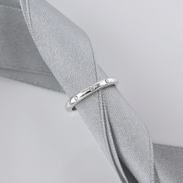 小碎鑽線戒 925純銀 CZ鑽石