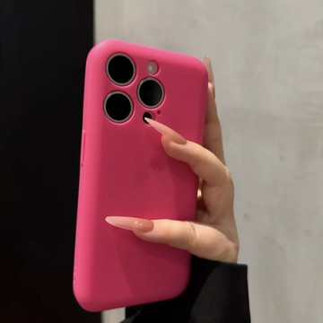 爆款 液態純色肥皂殼 內置儲存空間 防摔手機殼 用於iPhone16 15 14 13 12 11 ProMax 全包