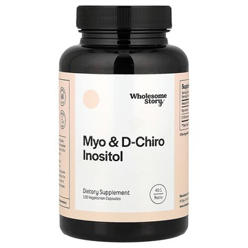 Wholesome Story, Myo-肌醇和 D-手性肌醇，120 粒素食膠囊