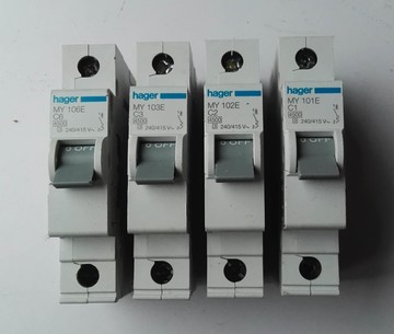 海格hager MY101E C1 MY102E C2 MY103E C3 MY106E C6 1P空氣開關