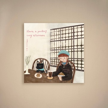 a perfect cozy afternoon | 明信片