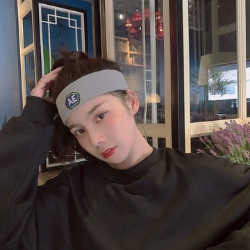 運動發帶酷街頭網紅年新款頭箍洗臉短發寬邊彈力針織頭帶發箍