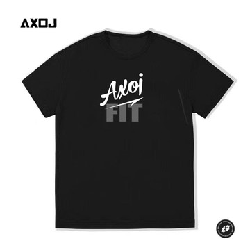 AXOJ美式T恤速幹籃球短袖夏季街頭運動潮牌投籃服網眼寬鬆透氣運動短袖男球衣男網面透氣上衣運動衣籃球訓練服大碼短袖上衣
