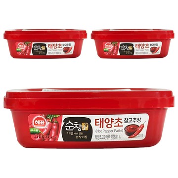 Haepyo 辣椒醬 韓式料理輕鬆上手 方便又美味  170g  3盒