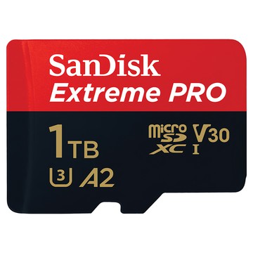 SanDisk 晟碟 紅黑記憶卡 SDSQXCD-1T00-GN6MA  1TB  1個