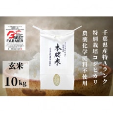 本腰米(玄米)10kg 特Aコシヒカリ