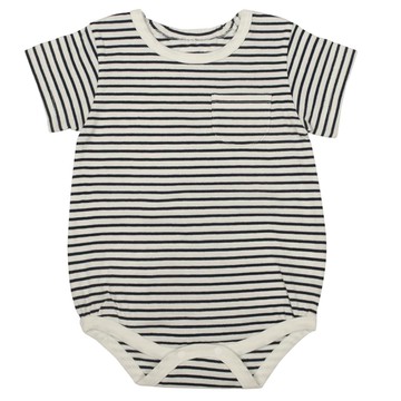 akachan honpo - 經典包屁衣-天竺布-深藍色