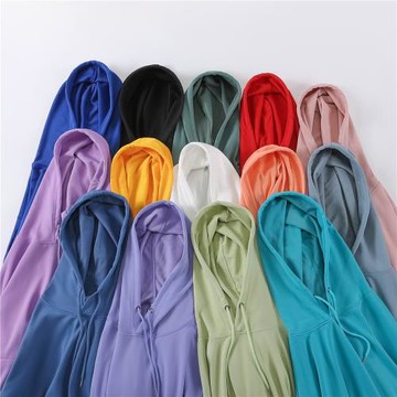 【小白家】日系落肩款連帽長袖衛衣男女情侶寬松運動帽衫內搭BF風