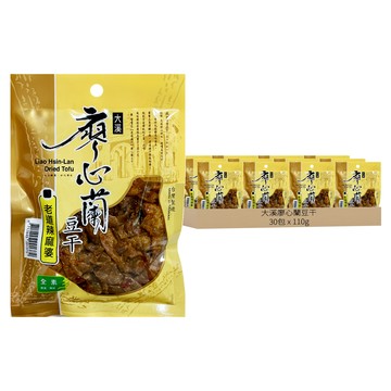 大溪廖心蘭豆干 老道辣麻婆  110g  30包