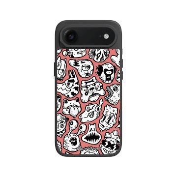 iPhone Air SolidX 黑 - Ted Leonid Melendres - Puzzle Heads Red 紅謎