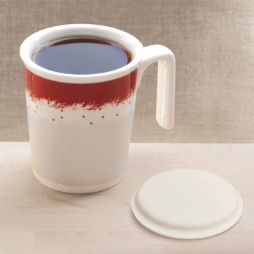 聖誕銀樹親親馬克杯+白瓷杯蓋 -P+L限定杯組(台灣製可微波烤箱)