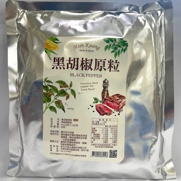 【億明食品】 新光洋菜 黑胡椒原粒 600g