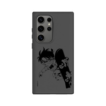 Galaxy S24 Ultra SolidSuit 黑 - Detective Conan - 黑色滑板