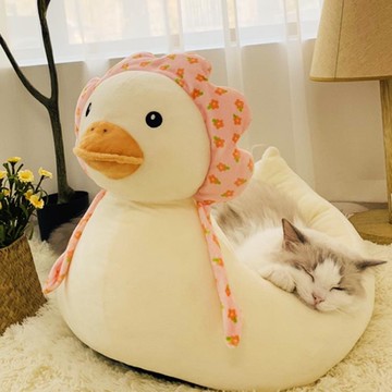 猫窝四季通用冬季保暖屋床猫咪网红狗窝小型犬狗狗半封闭宠物用品 全館免運