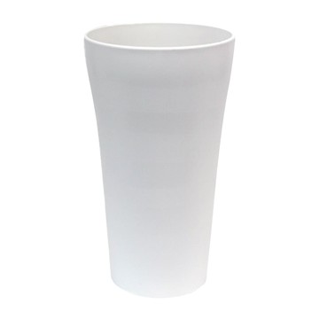 Hwabunworld 波浪花盆  1個  300(30 x 21 x 53cm)  白色