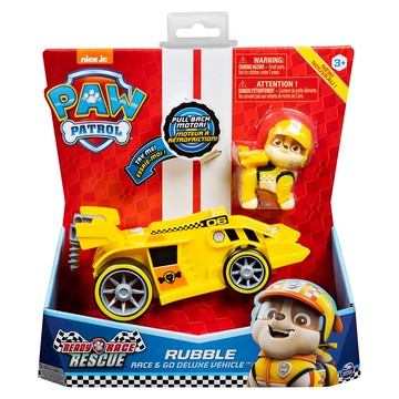 SPIN MASTER 汪汪隊立大功 極速賽車救援系列 小礫迴力車  17 x 9 x7.5cm  黃色  1組
