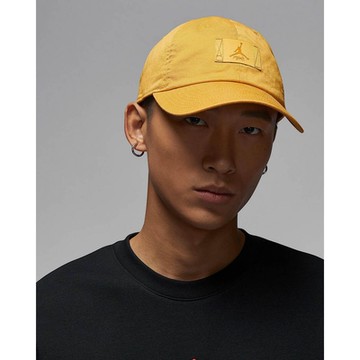 NIKE 耐吉 棒球帽-黃色 J CLUB CAP US CB FLT PATCH-FD5181229