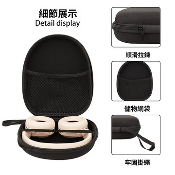 適用索尼/SONY WH-1000XM6 頭戴式藍牙耳機收納包 EVA收納盒 WH-CH720N 防壓防摔收納包 保護殼