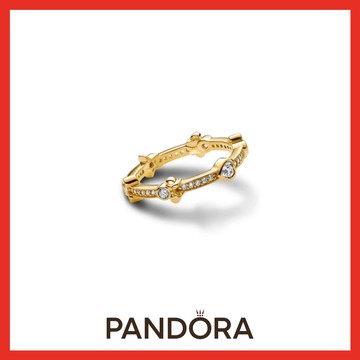 限量品✨【Pandora官方直營】迪士尼米奇與米妮造型永恆璀璨戒指-54  [客製化卡片]生日禮。情人