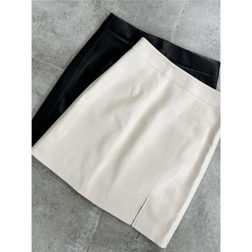 海寧真皮裙半身裙a字短裙高腰包臀百搭顯瘦學生2025秋冬新品女