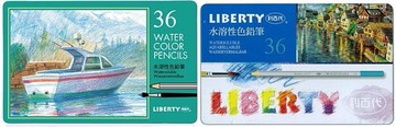 利百代 CC-859ZM / CC-860ZM 水彩 色鉛筆 (36色/鐵盒) 單盒