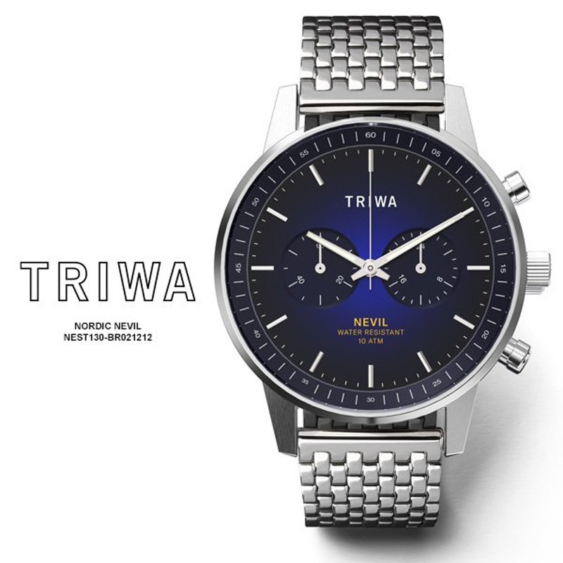 TRIWA AQUATIC NEVIL 42mm クロノグラフ