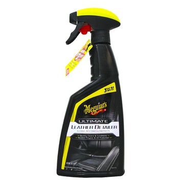 MEGUIAR 極致亮黑皮革保養噴霧 G201316【299免運領券再享折扣】