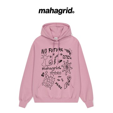 [MAHAGRID] 沒有未來的連帽衫_中性_韓式NO FUTURE HOODIE