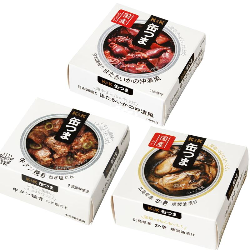 プレミアム缶詰　Ｋ＆Ｋ缶つま　６種セット　無料熨斗つき　お歳暮／プレゼント