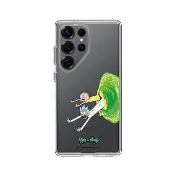 Galaxy S25 Ultra Clear 透明 - 瑞克和莫蒂 Rick and Morty - 時空傳送門OUT