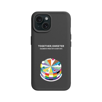 iPhone 15 SolidX 黑 - PRIDE 2024: Love in All Forms - 在一起，更甜蜜，更強壯