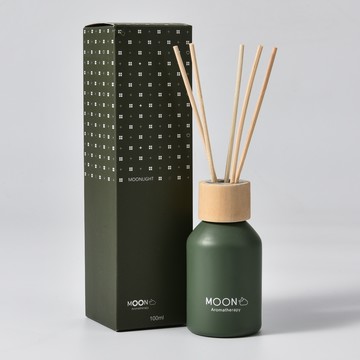 【MOON LIGHT 月光蠟燭】MOON LIGHT 北歐設計香氛室內擴香 100ml - 月光竹林