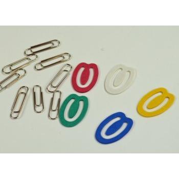 紙クリップ SD-15 白100個入り ペーパークリップ paper clip エコクリップ かわいいクリップ