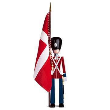 Standard Bearer 木頭皇家士兵（旗手、H 154cm）